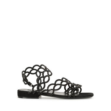 Sandals Black Low heel: 15mm, sr Mermaid - Sandals Black 2