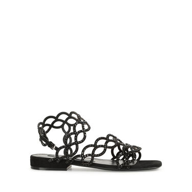 サンダル ブラック ローヒール: 15mm, sr Mermaid - Sandals Black 2