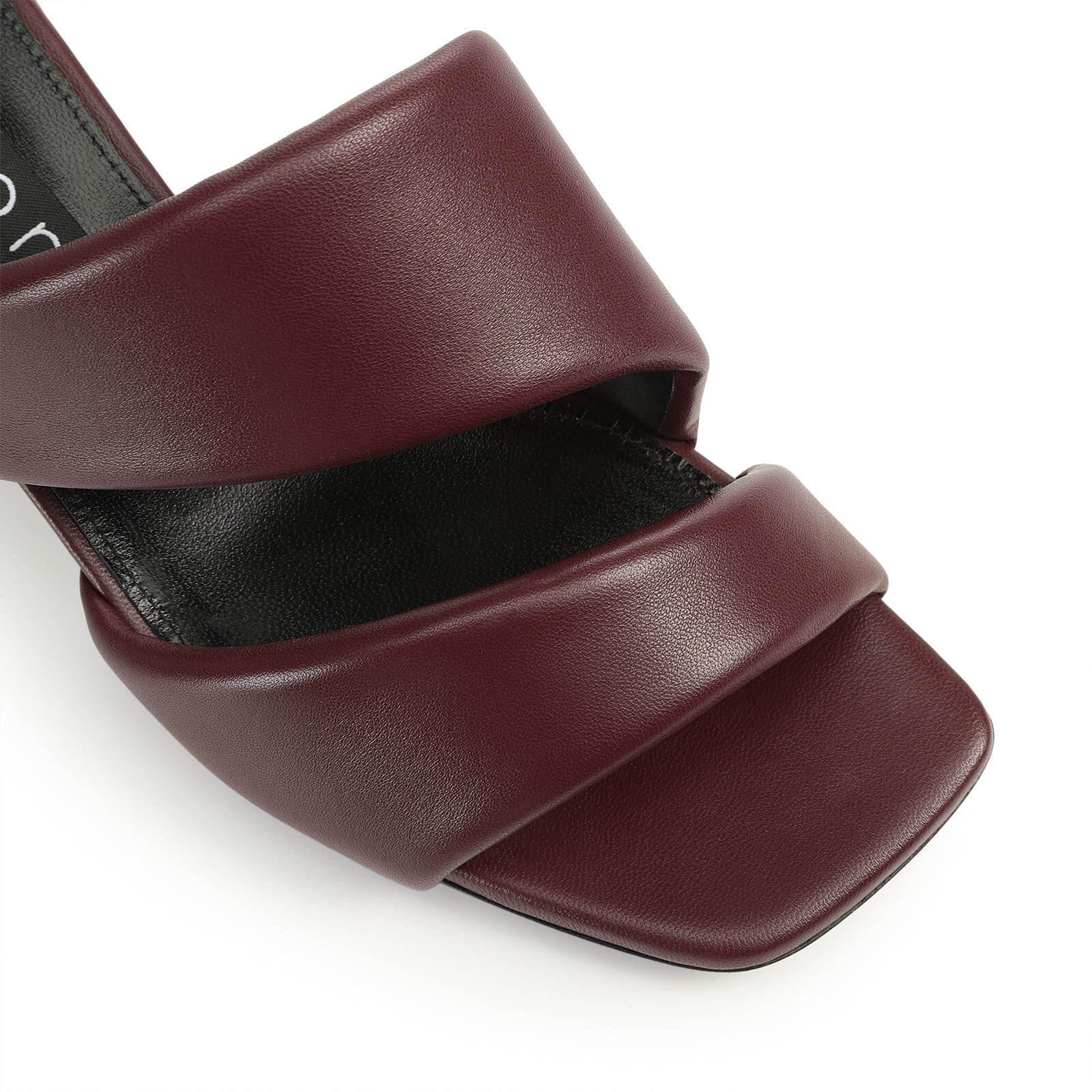 Sandals Red Low heel 45mm sr Spongy Sandals Wine Sergio Rossi
