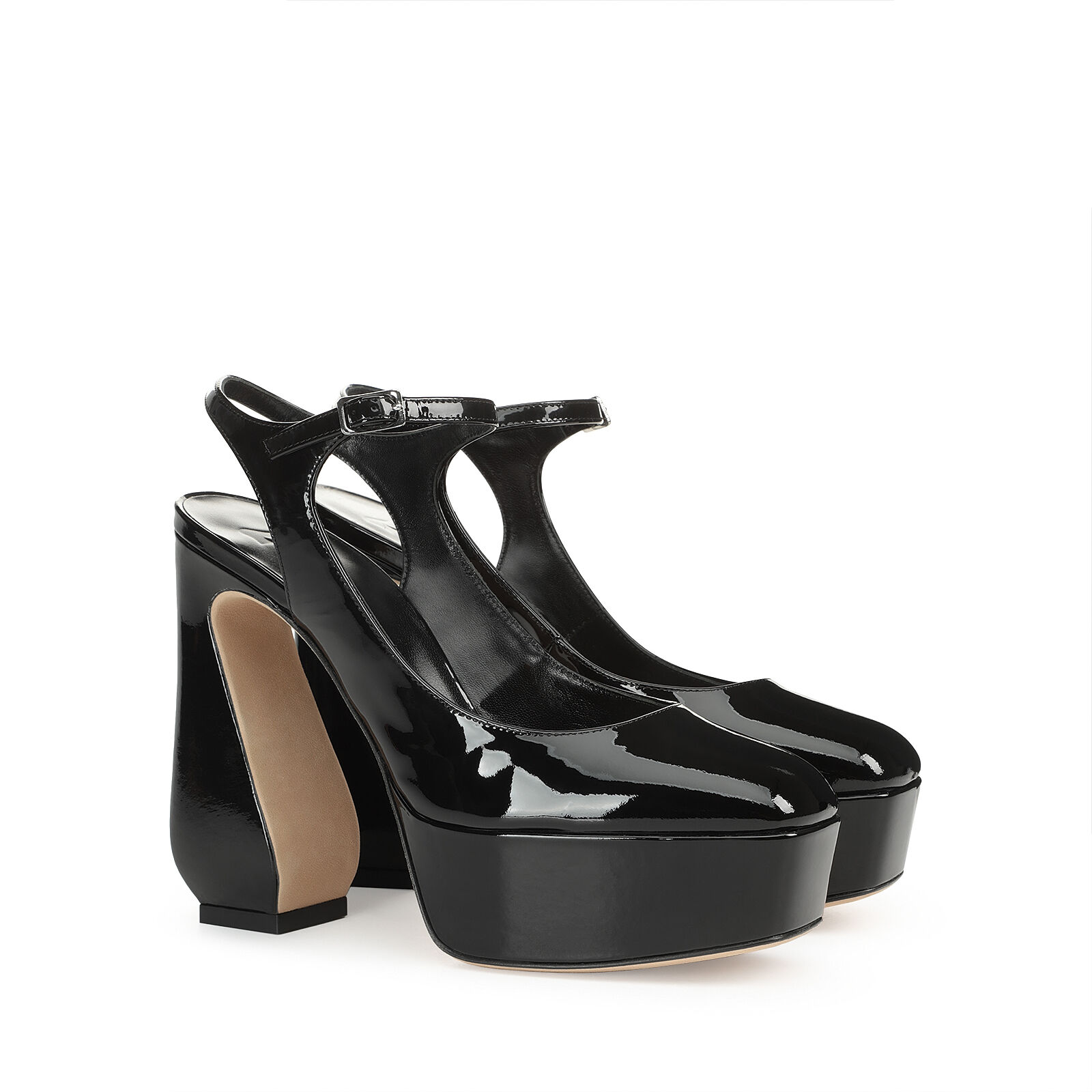 Slingbacks Black High heel: 85mm, SI ROSSI | Sergio Rossi
