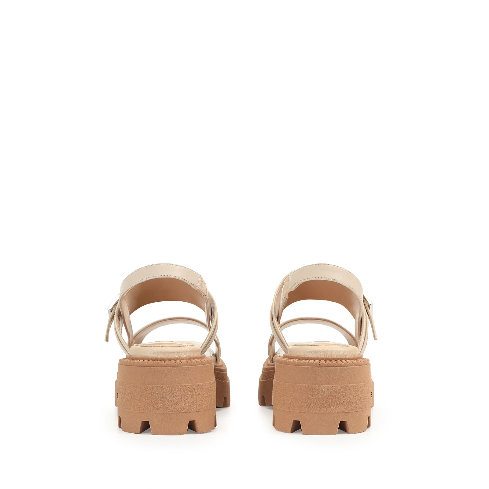 Sandals Beige Low heel: 25mm, sr Nora | Sergio Rossi