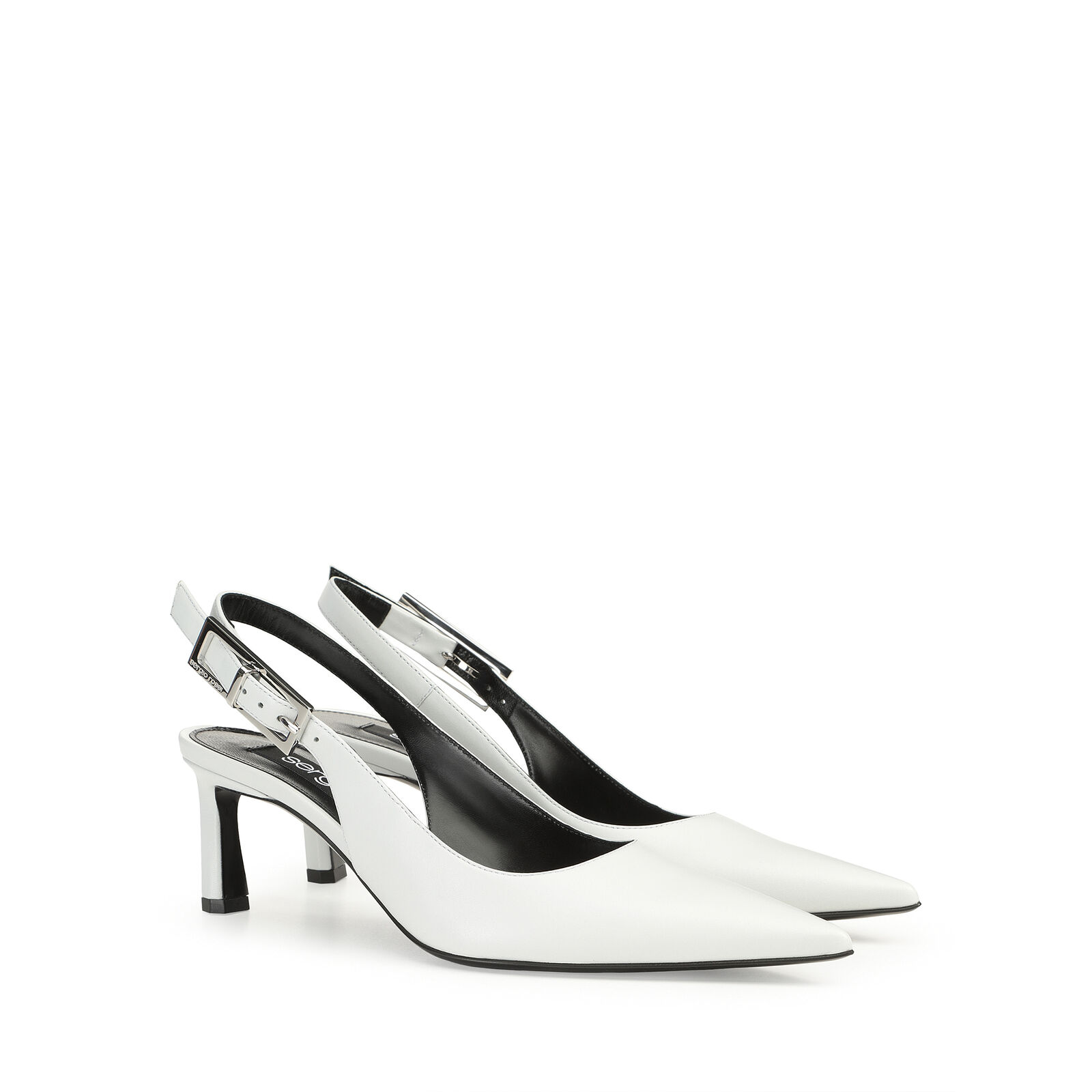 sr Nora - Slingbacks Bianco, 1