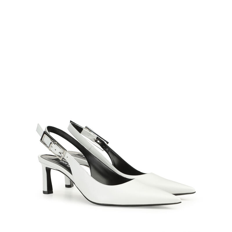 sr Nora - Slingbacks White