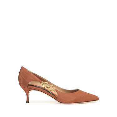 Pumps Brown Mid heel: 50mm, sr Sea Scale - Pumps Macadamia 2