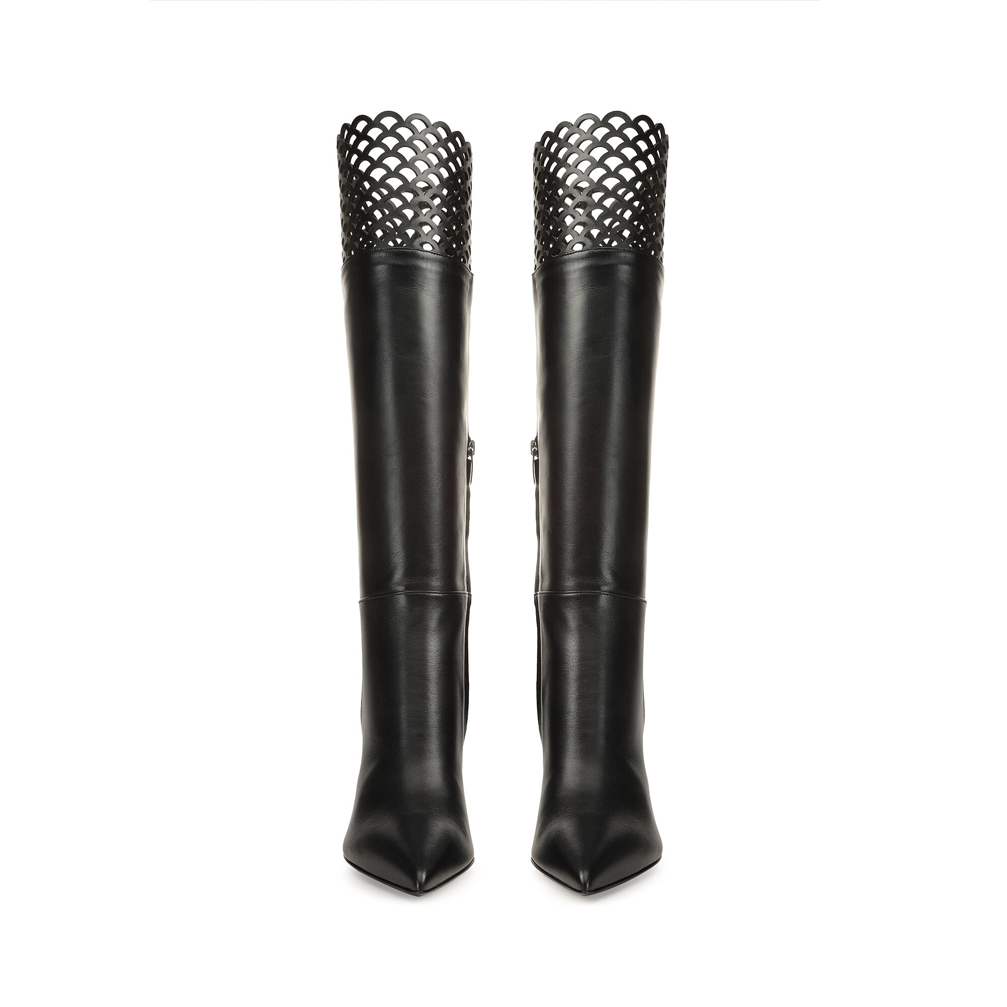 Boots Black High heel: 90mm, sr Mermaid - Boots Black