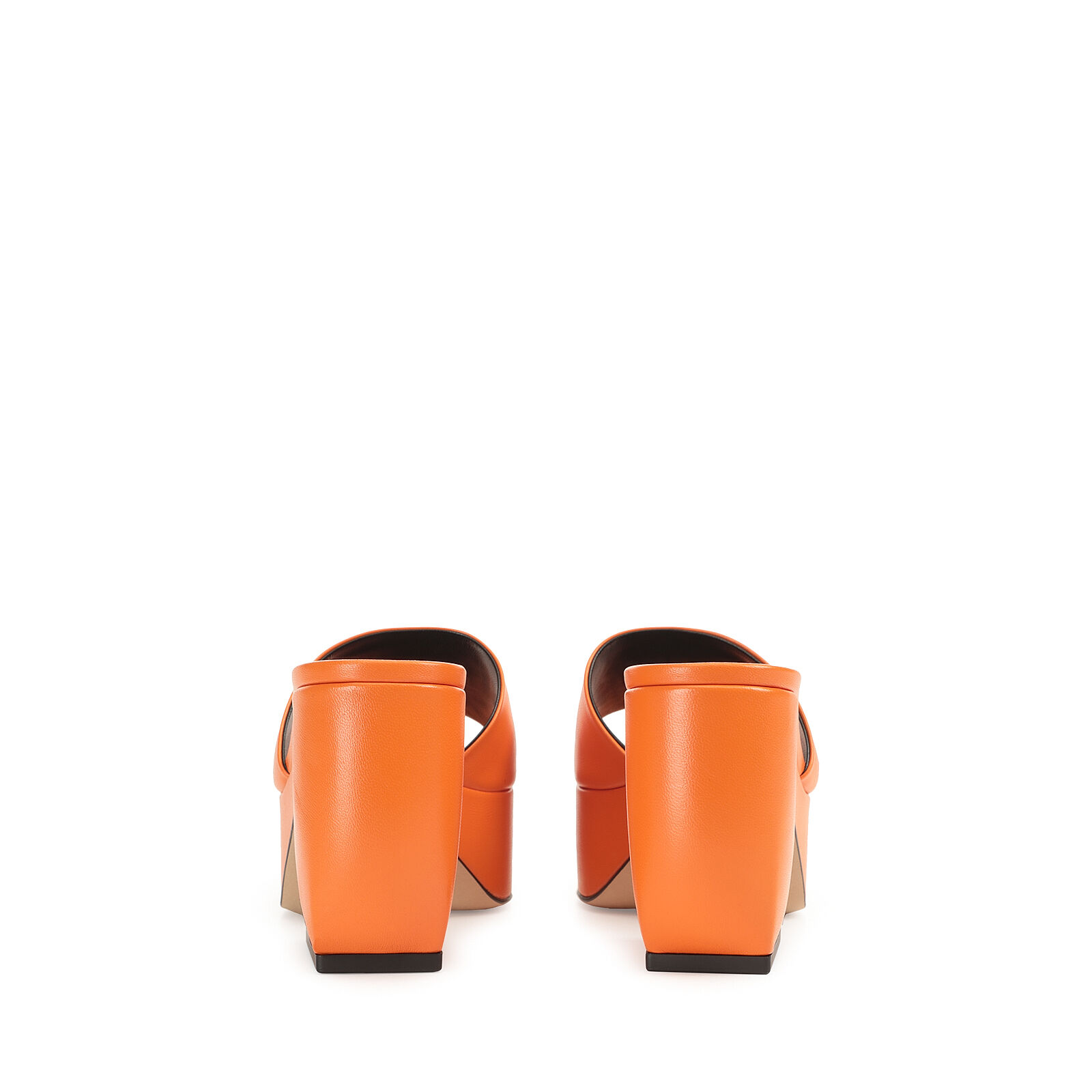 Sandals Red Low heel: 45mm, SI ROSSI | Sergio Rossi