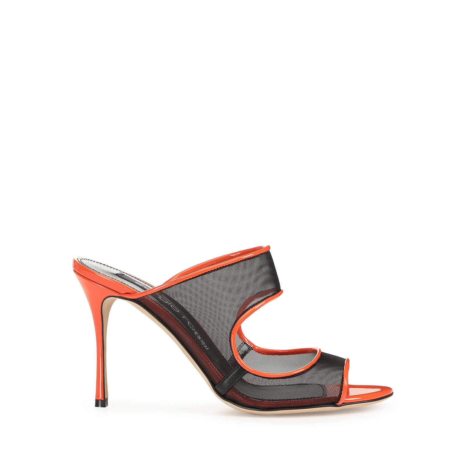 Sandals orange High heel 90mm Godiva Sergio Rossi