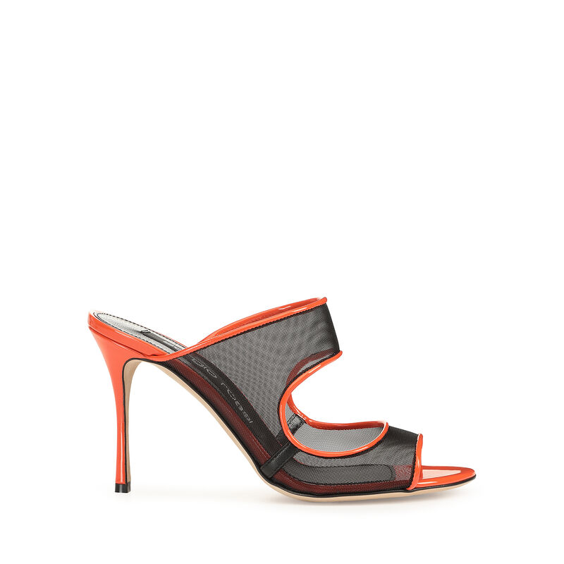 Godiva - Sandals Mandarine+Black