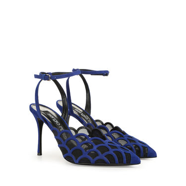 Chaussures à bride arrière Bleu Talon haut: 90mm, sr Mermaid - Slingbacks Dusk 2