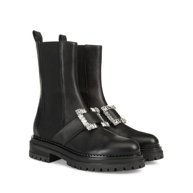 Bottines Noir Petit talon: 15mm, Biker Prince - Black 2