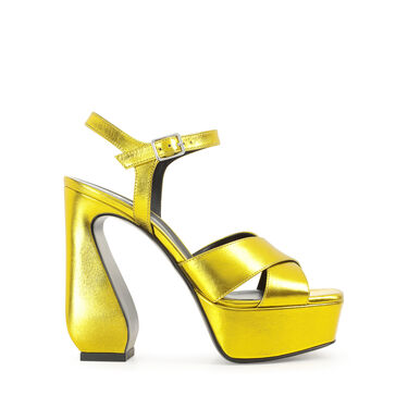 Sandals Yellow High heel: 90mm, SI ROSSI - Sandals Mimosa 2