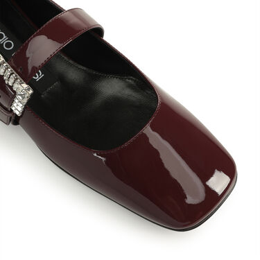 sr Twenty Buckle - Ballerinas Wine, 4