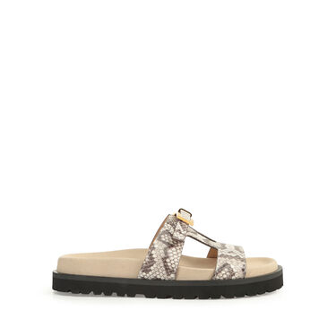 Flat sandals Grey Flat, sr Nora - Flat sandals Roccia 2