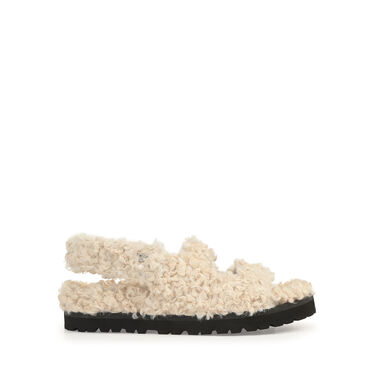 Sandales Blanc Talon plat, sr Muppet - Flat sandals Panna 2