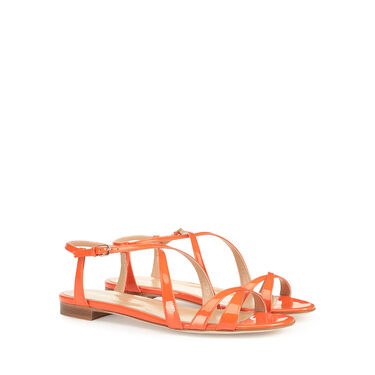 Sandali Arancione Tacco basso: 10mm, Bon ton - Sandali Mandarine 2