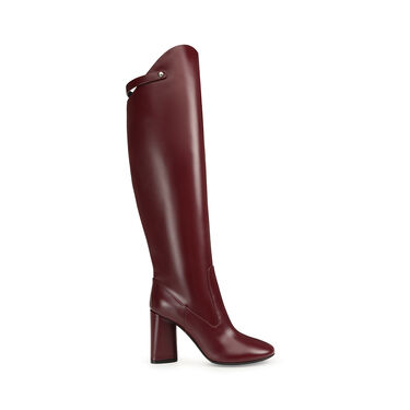 Boots Red High heel: 90mm, sr Pilier - Boots Wine 2