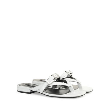 Sandalen Weiss Niedriger Absätze: 15mm, sr Nora - Sandals White 2