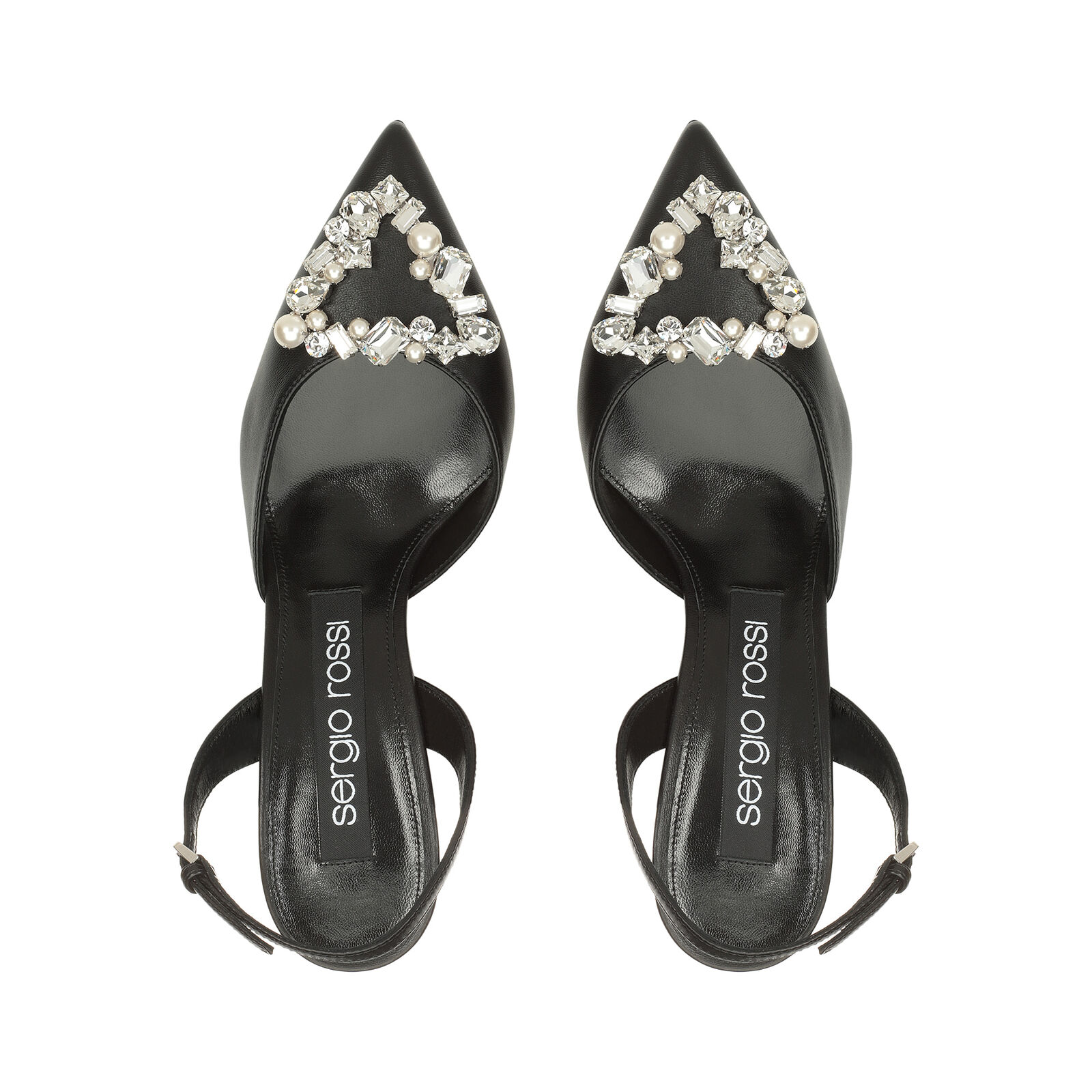 sr Godiva Precious - Slingbacks Black, 3
