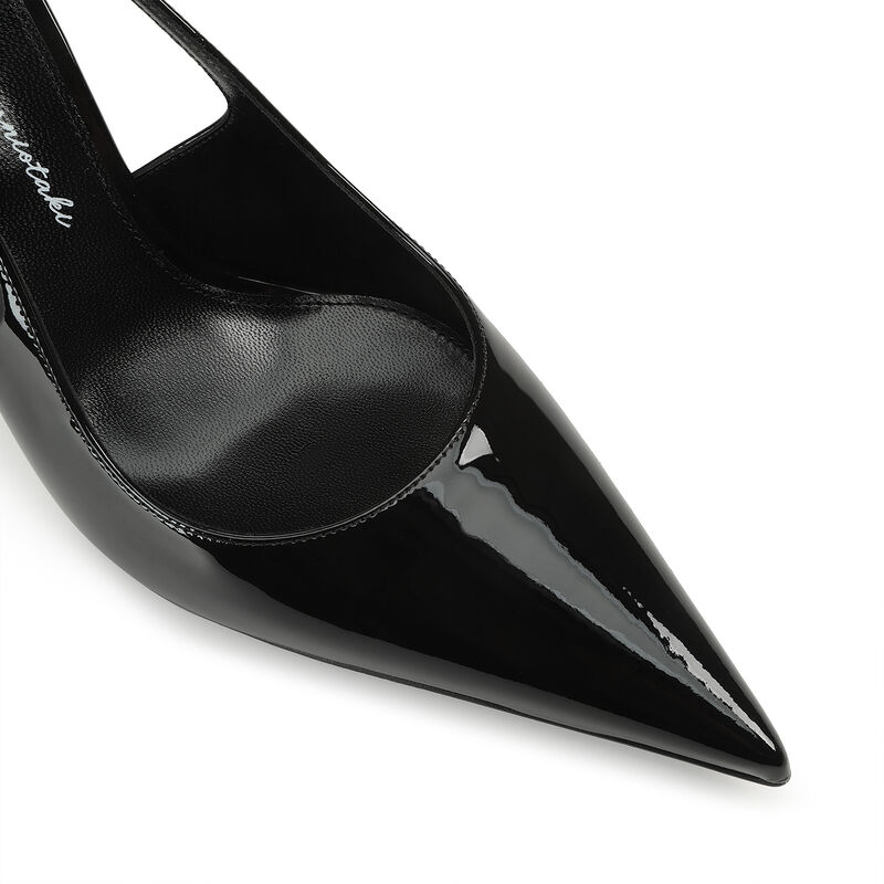 Evangelie  - Slingbacks Black