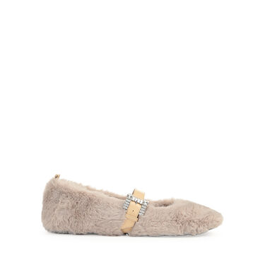 Ballerinas beige Flat: 5mm, sr Twenty Buckle - Ballerinas Soft Skin 2