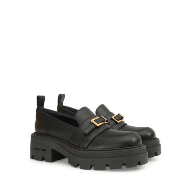 Mocassins Noir Petit talon: 25mm, sr Nora - Loafers Black 2