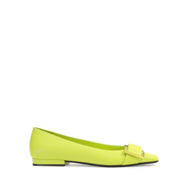 Flats Yellow Low heel: 15mm, sr Twenty  - Ballerinas Neon 2