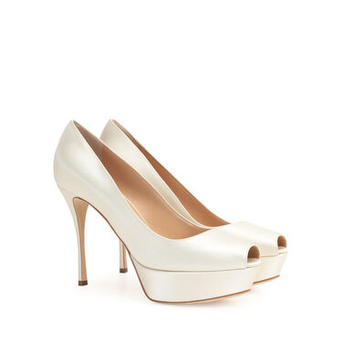 パンプス ホワイト ミッドヒール: 75mm, Alton Bridal - Pumps White 2