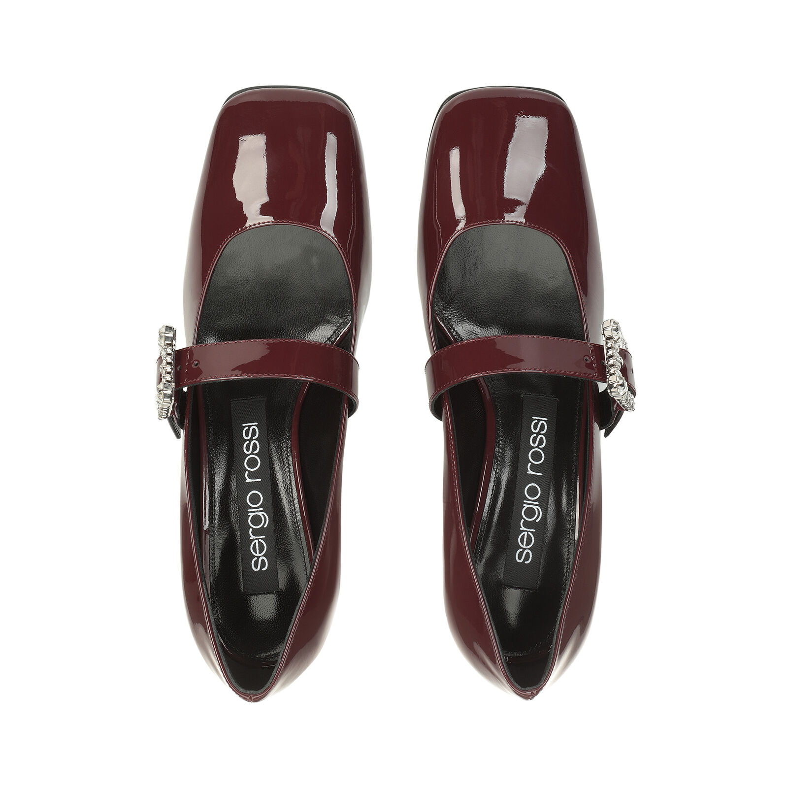 sr Twenty Buckle - Pumps Wine, 3
