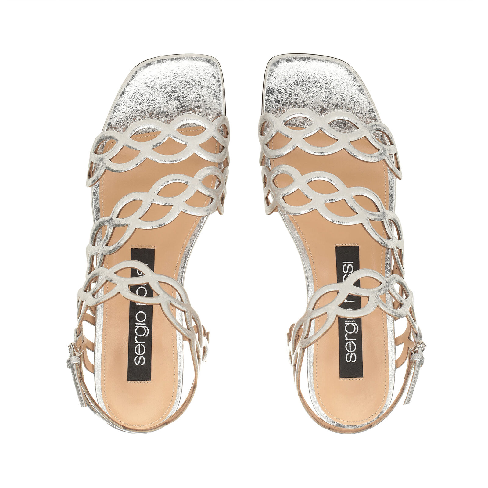 sr Mermaid - Flat sandals Silver, 3