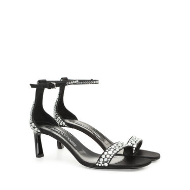 Sandalen Schwarz Mittlere Absätze: 60mm, sr Liya - Sandals Black 2