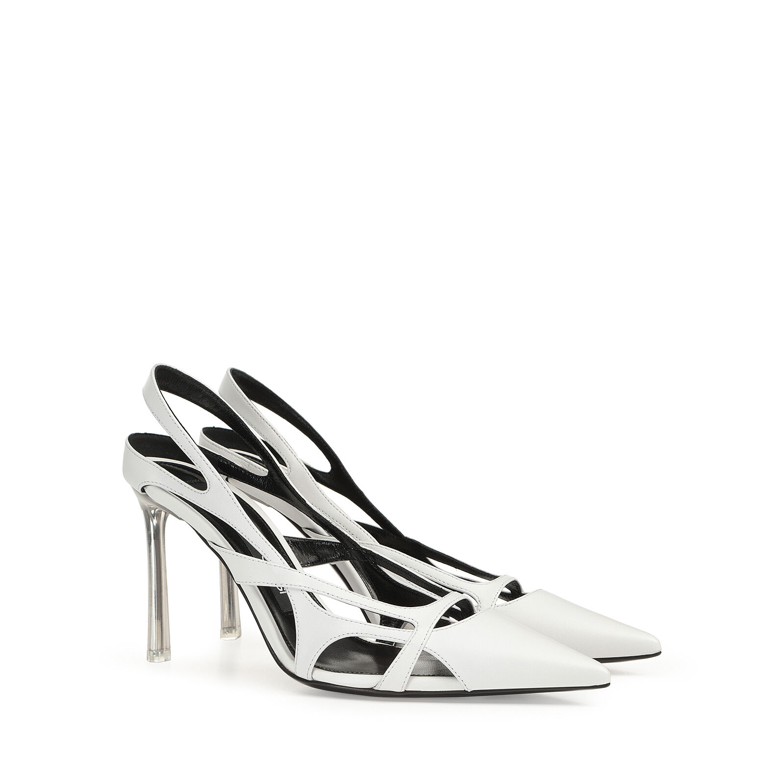 パンプス ホワイト ハイヒール: 95mm, sr Aracne - Pumps White | Sergio Rossi