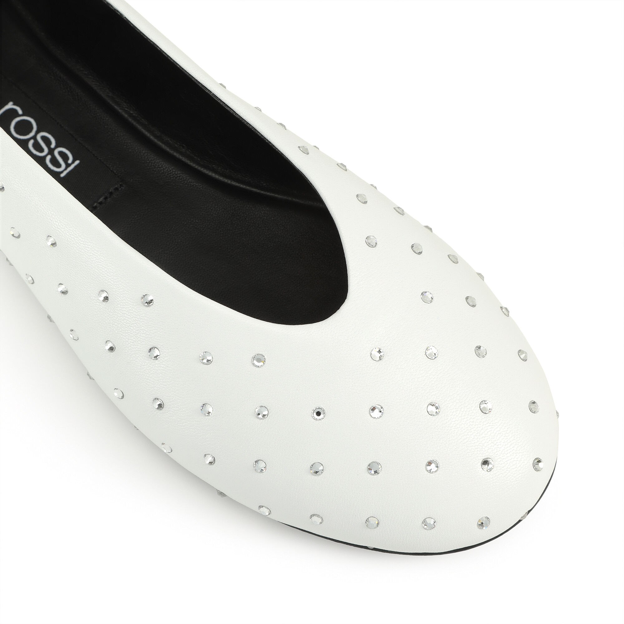 バレリーナフラット ホワイト フラット: 5mm, sr Arc - Ballerinas White | Sergio Rossi