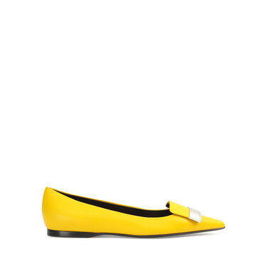 Ballerines Jaune Talon plat: 10mm, sr1 - Ballerinas Mimosa 2