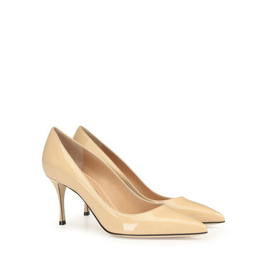 Pumps Beige Mid heel: 75mm, Godiva - Pumps Soft Skin 2