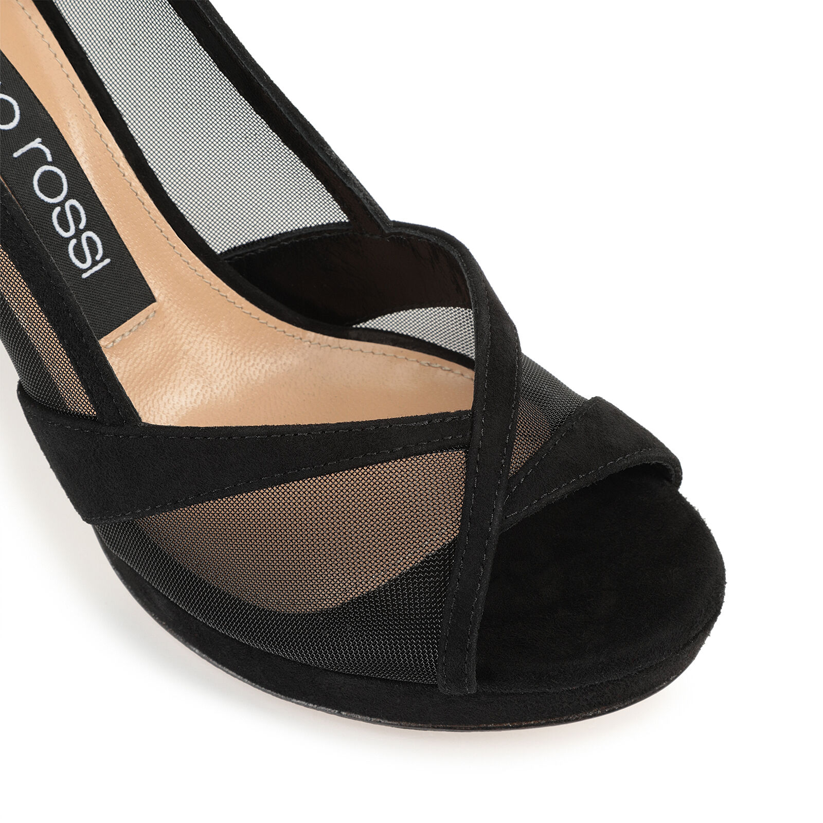 Black Heel height: 80mm, Rayure | Sergio Rossi Black Heel height: 80mm, Rayure | Sergio Rossi