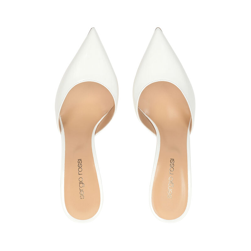 Elegance - Mules White