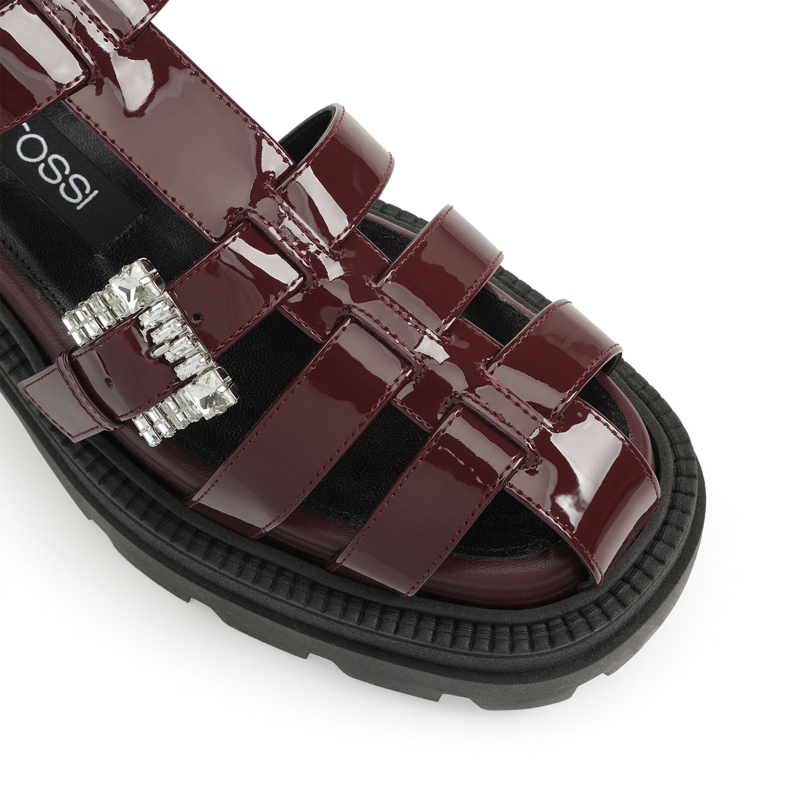 sr Twenty Buckle - Sandals Wine, 4