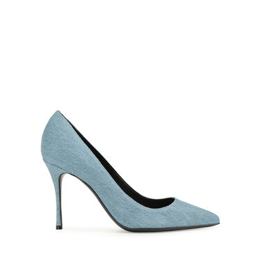 Pumps Blue High heel: 90mm, Godiva - Pumps Blue 2