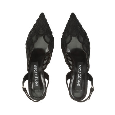 sr Mermaid - Slingbacks Black, 3