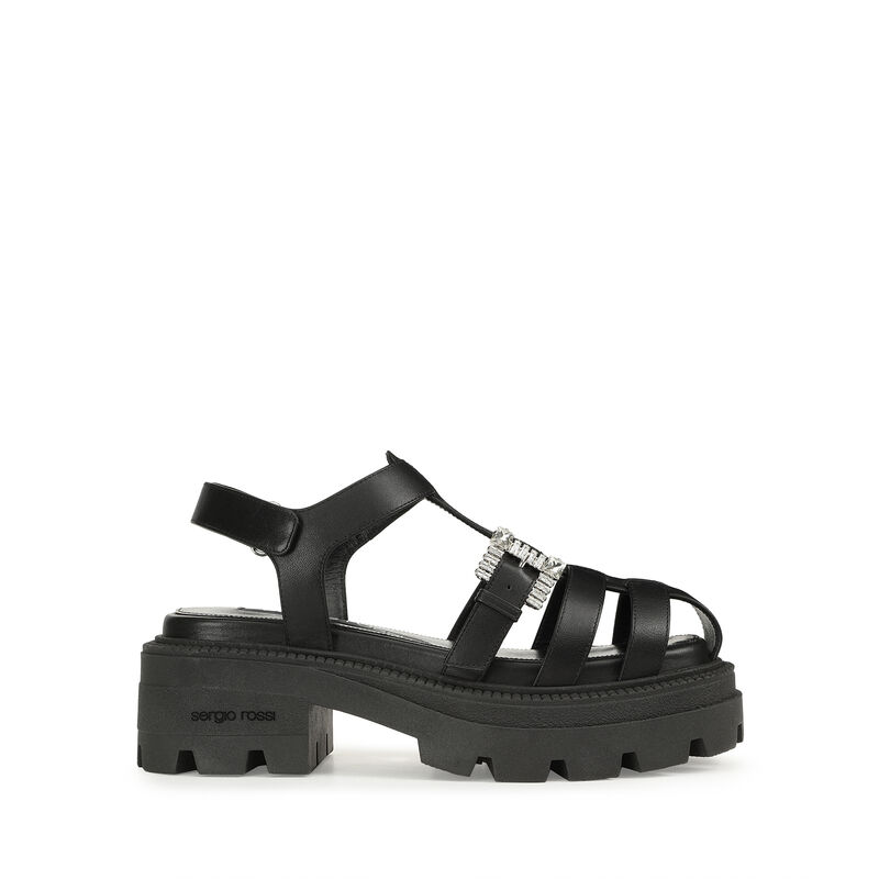 sr Twenty Buckle - Sandals Black