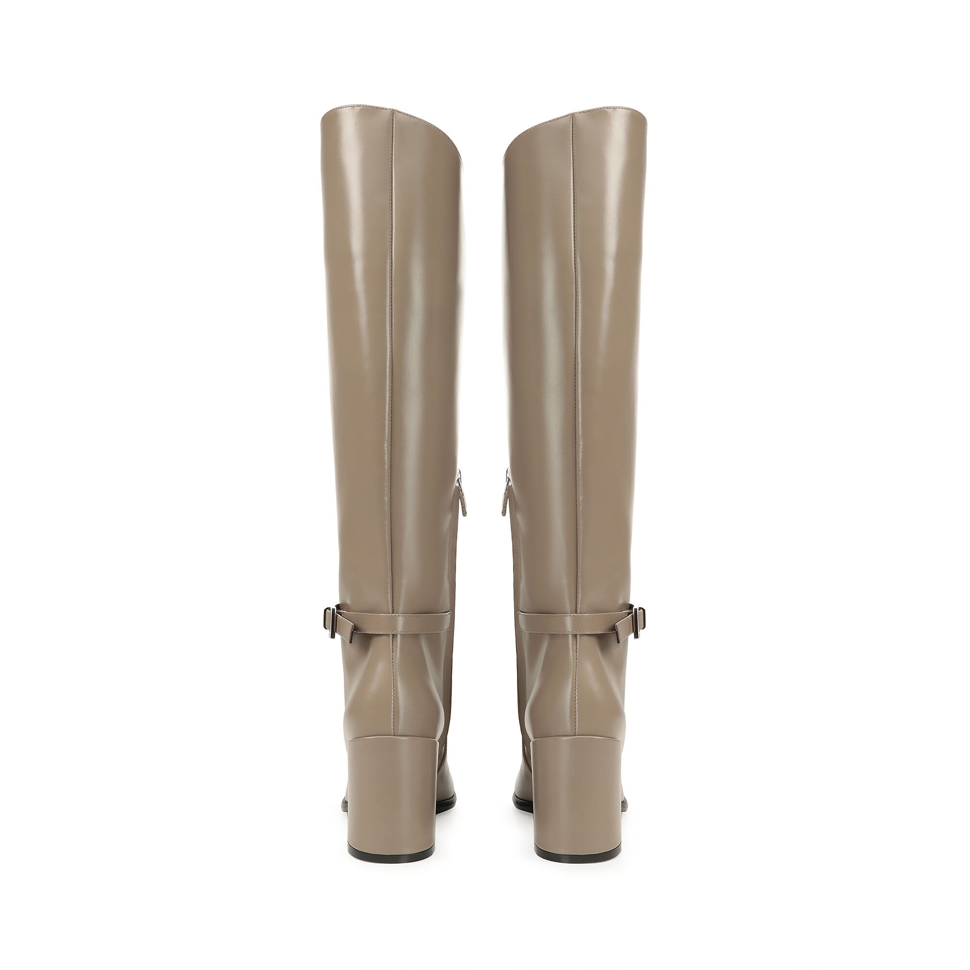 ブーツ グレー ミッドヒール: 75mm, sr Nora - Boots Taupe | Sergio Rossi