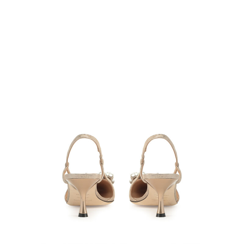 sr Twenty - Slingbacks Platino