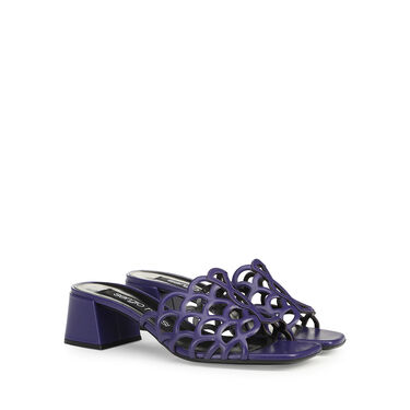 Sandals violet Low heel: 45mm, sr Mermaid - Sandals Iris 2