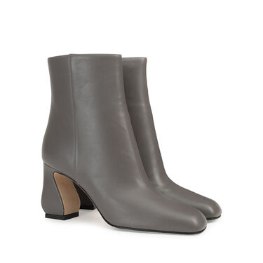 Bottines Gris Talon haut: 80mm, SI ROSSI - Booties Smoke 2