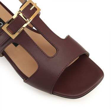 sr Nora - Flat sandals Wine, 4