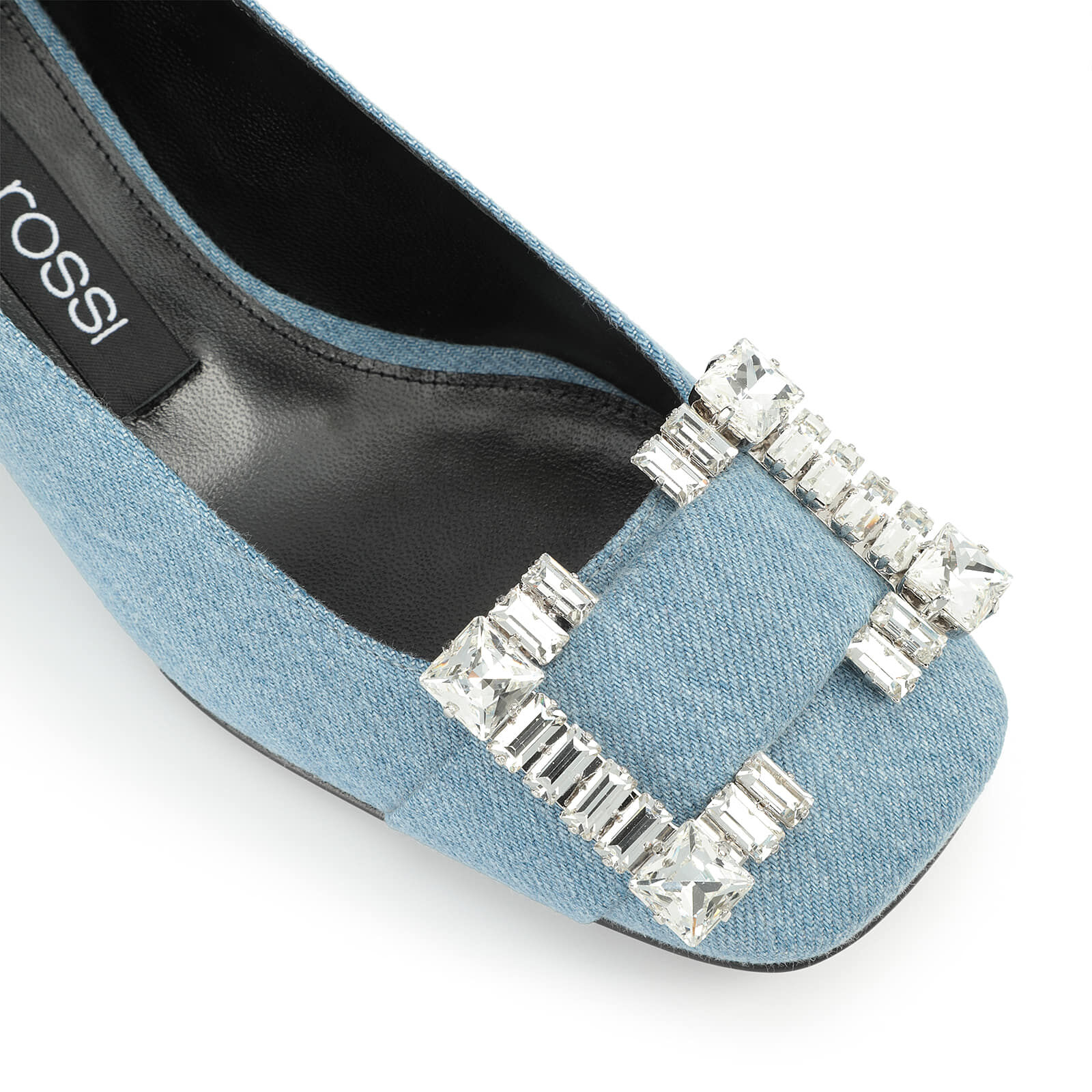 Décolleté blu tacco basso top