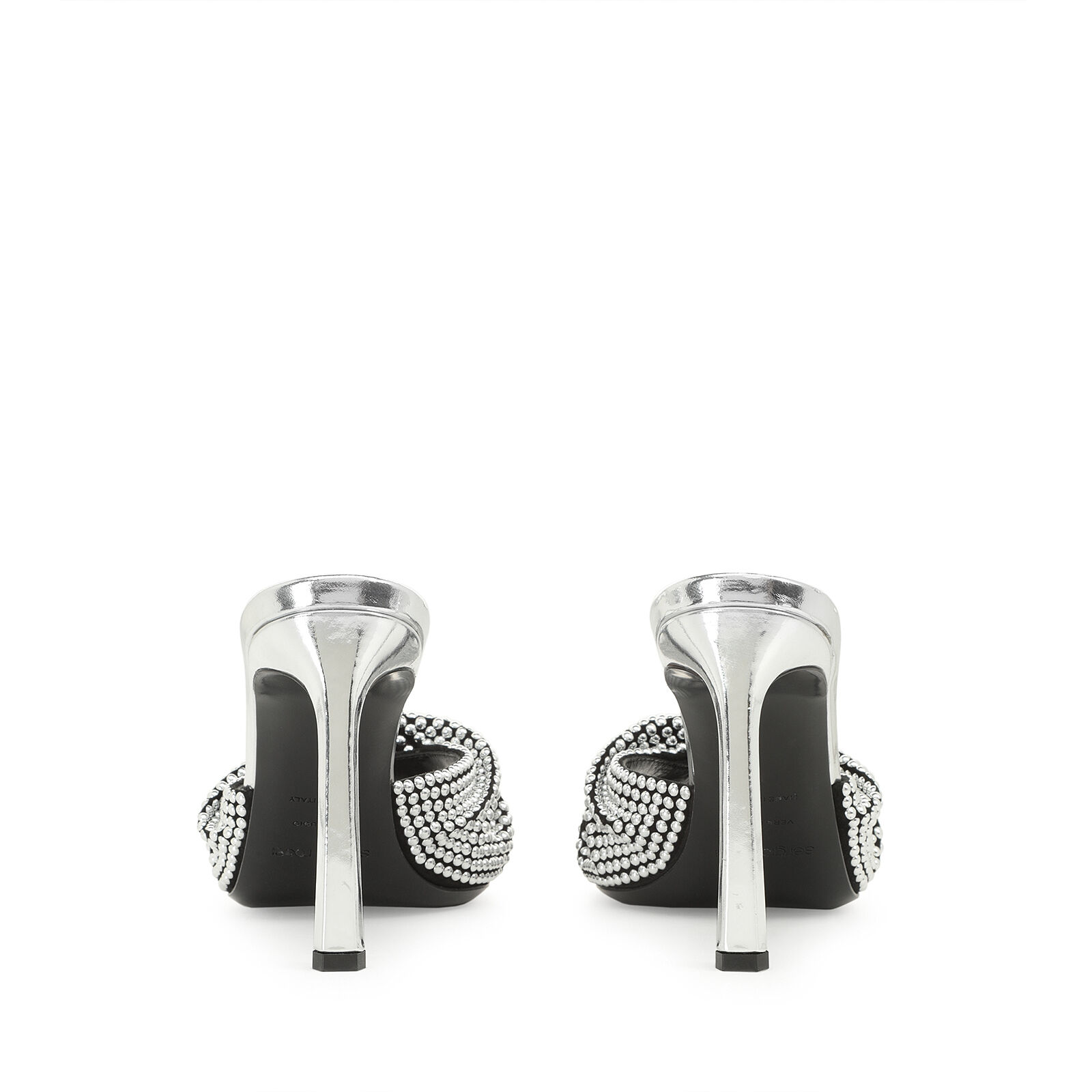 Sandals Black High heel: 95mm, sr Evangelie - Sandals Black