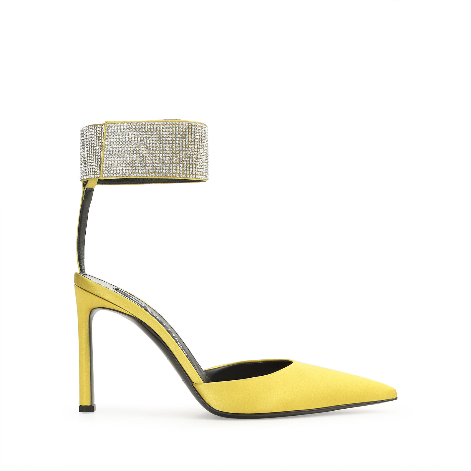 Mules Yellow High heel 95mm sr Paris Sergio Rossi