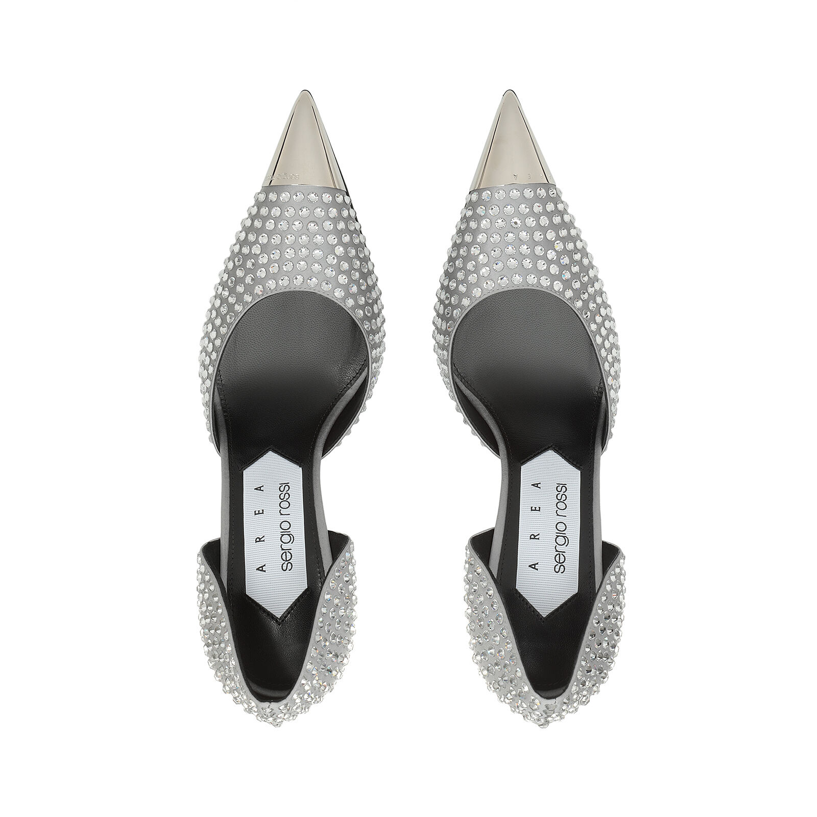 パンプス グレー ハイヒール: 95mm, Area Dagger - Pumps Silver | Sergio Rossi