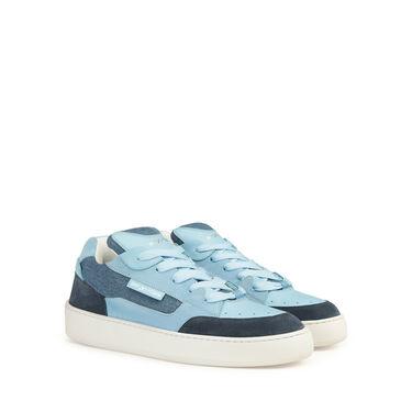 Sneakers Blue Flat, sr1 Addict - Sneakers Dress Blue 2